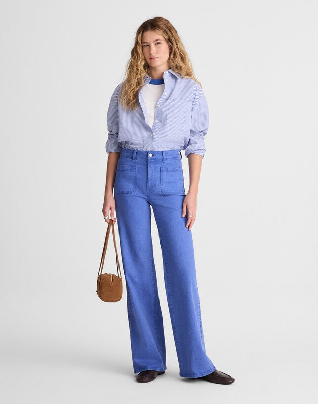 The Emmy Wide-Leg Pant FRENCH BLUE