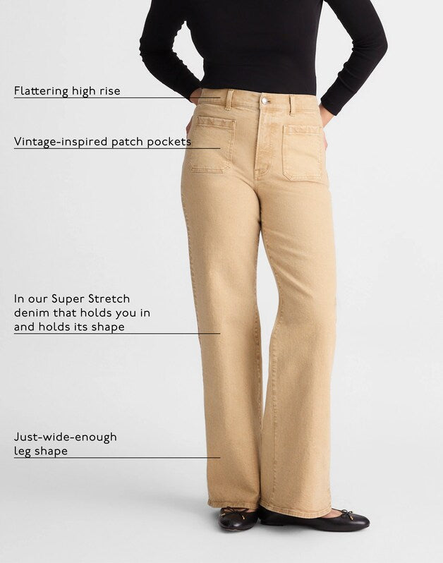 The Emmy Wide-Leg Pant FAWN