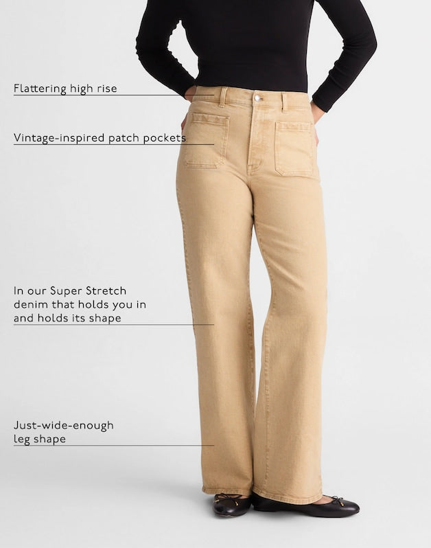 The Tall Emmy Wide-Leg Pant FAWN