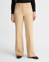 The Short Emmy Wide-Leg Pant FAWN
