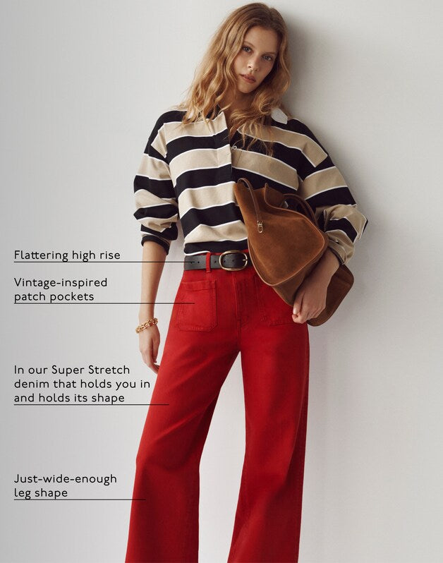 The Emmy Wide-Leg Pant CHERRY