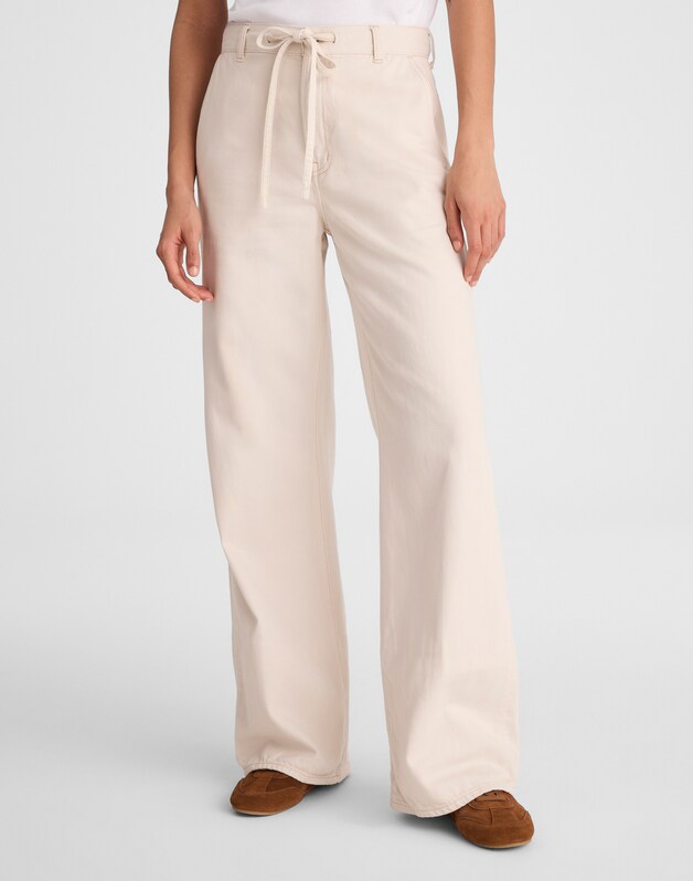 The Ultimate Wide-Leg Pant in Airy Denim VINTAGE CANVAS
