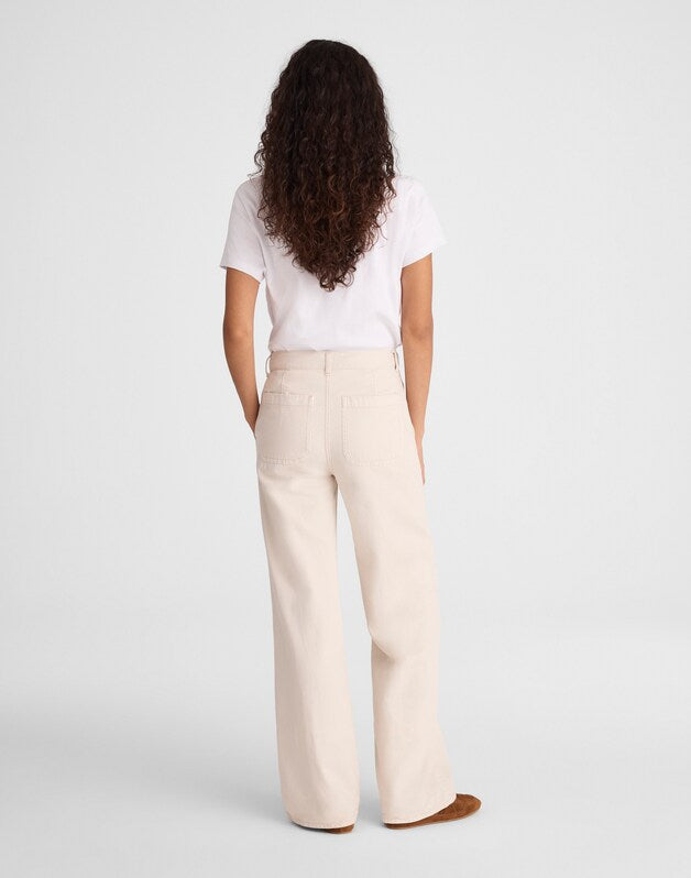 The Ultimate Wide-Leg Pant in Airy Denim VINTAGE CANVAS