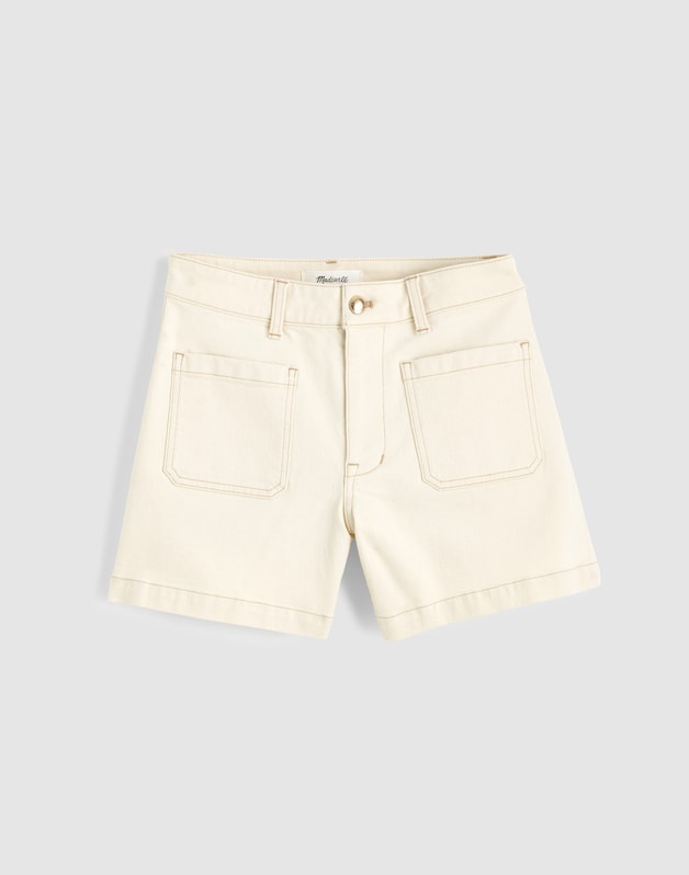 The Curvy Emmy Denim Short VINTAGE CANVAS