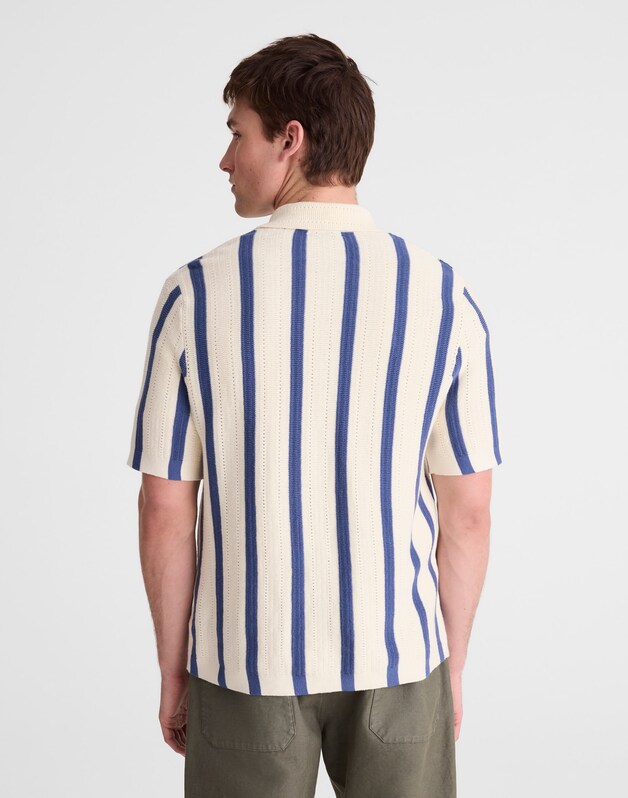 Button-Up Sweater Polo in Everyday Cotton SAND