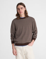 Crewneck Sweater in Everyday Cotton DARK MOCHA