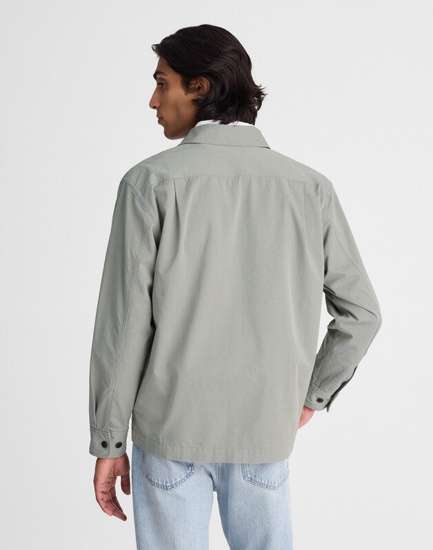 Overshirt in Uniform Twill WASHED OLIVE