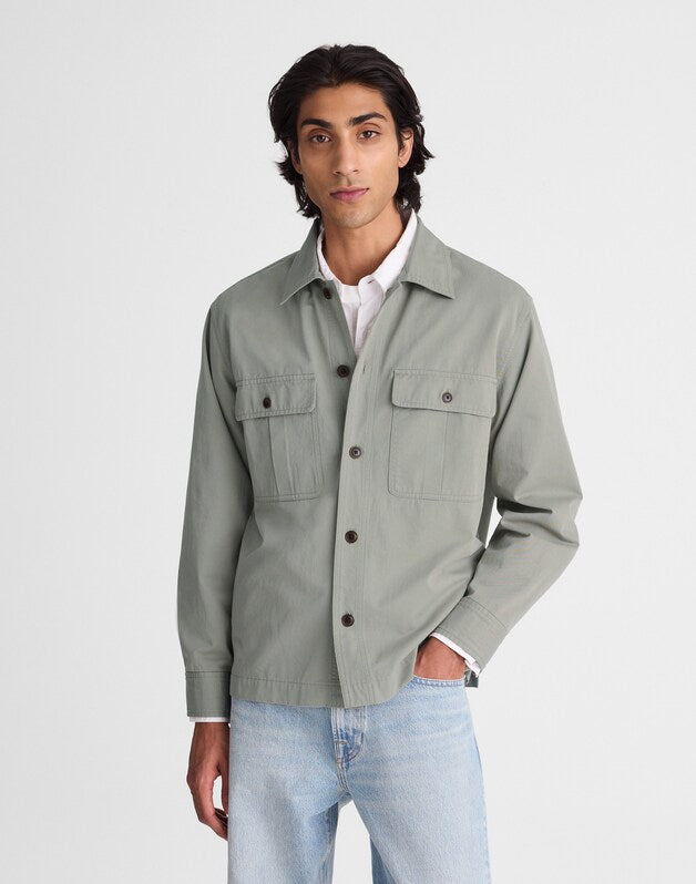 Overshirt in Uniform Twill WASHED OLIVE