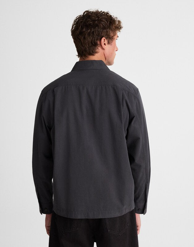 Overshirt in Uniform Twill PEPPER