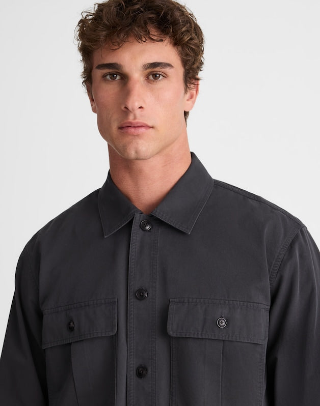 Overshirt in Uniform Twill PEPPER