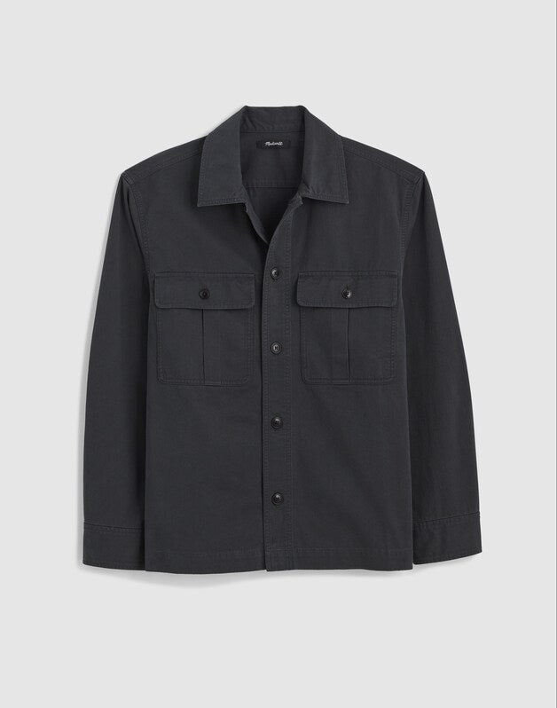 Overshirt in Uniform Twill PEPPER
