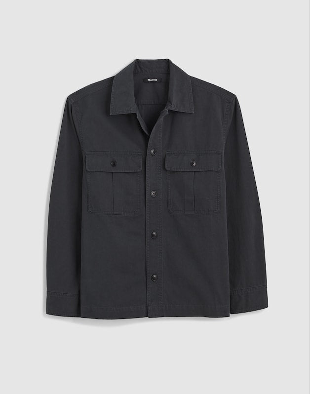 Overshirt in Uniform Twill PEPPER