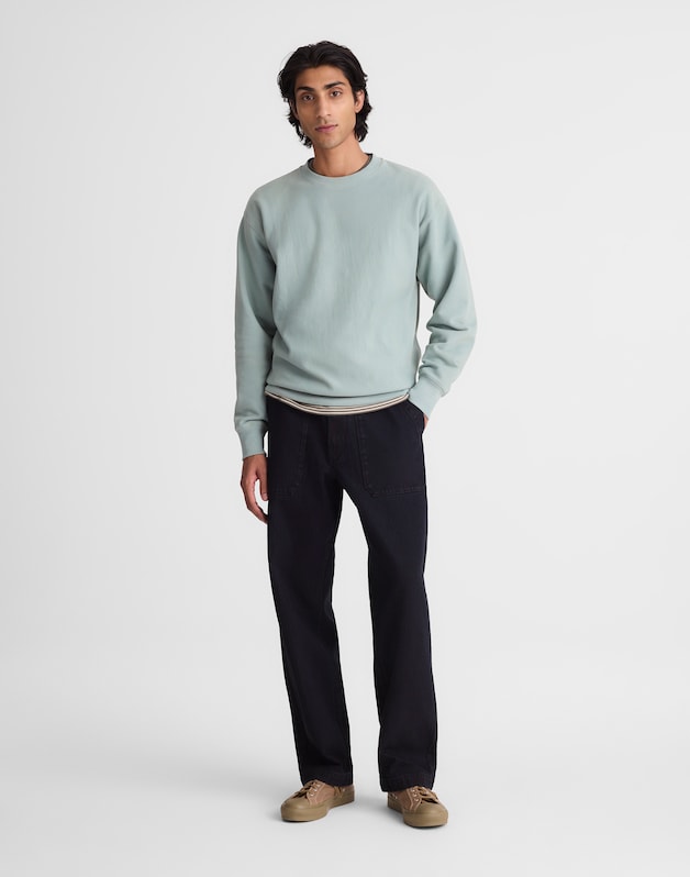 The McCarren Field Crewneck Sweatshirt ANTIQUE BLUE