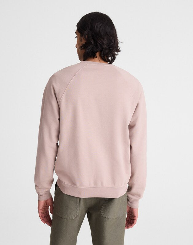 Crewneck Sweatshirt in Loopback Terry STILL GREY