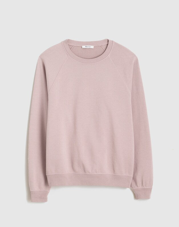 Crewneck Sweatshirt in Loopback Terry STILL GREY