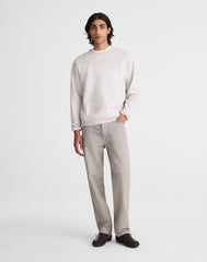 Crewneck Sweatshirt in Loopback Terry HEATHER GREY