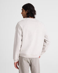 Crewneck Sweatshirt in Loopback Terry HEATHER GREY