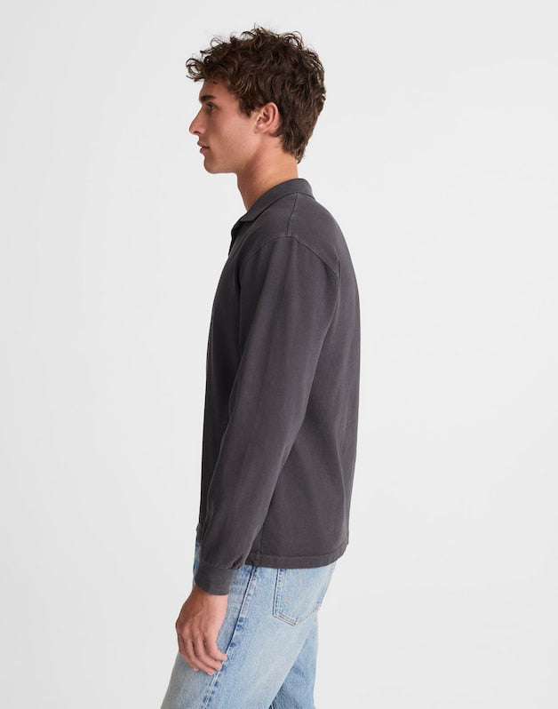 Compact-Knit Polo COAL
