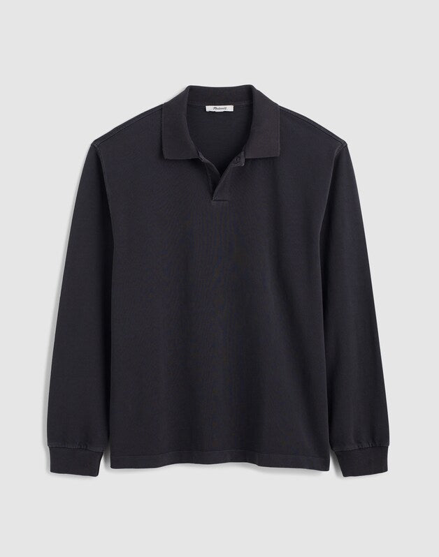 Compact-Knit Polo COAL