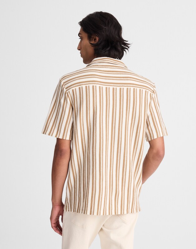 The Camp Shirt in Seaport Terry MAPLE SEED