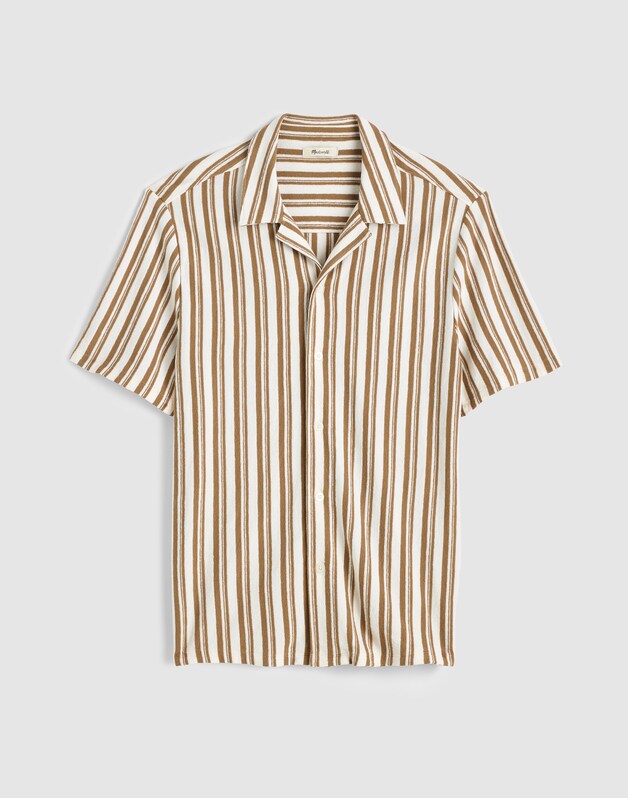 The Camp Shirt in Seaport Terry MAPLE SEED