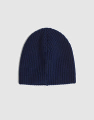 Semifitted Beanie in Wool Blend MIDNIGHT NAVY