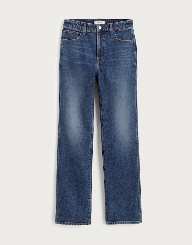 The Curvy Longline Straight Jean MIDNIGHT WATERS WASH