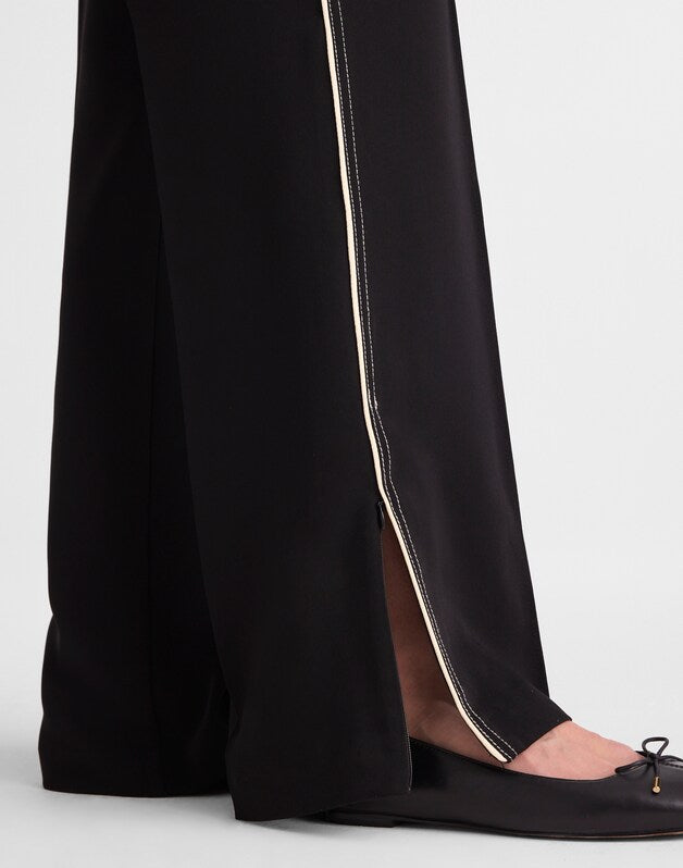 Pull-On Bootcut Track Pant JET BLACK