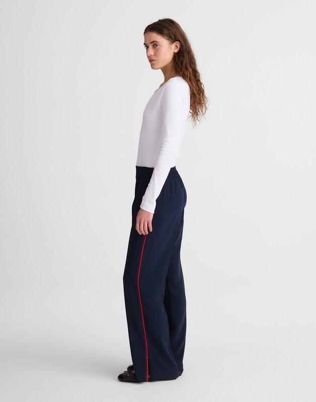Pull-On Bootcut Track Pant CLASSIC NAVY