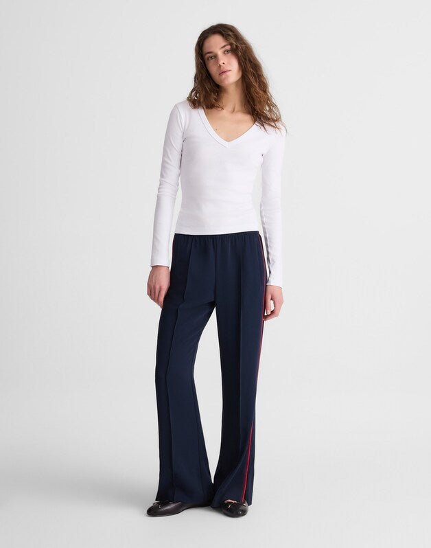 Pull-On Bootcut Track Pant CLASSIC NAVY