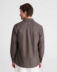 Single-Pocket Shirt in Allday Oxford PELICAN GREEN