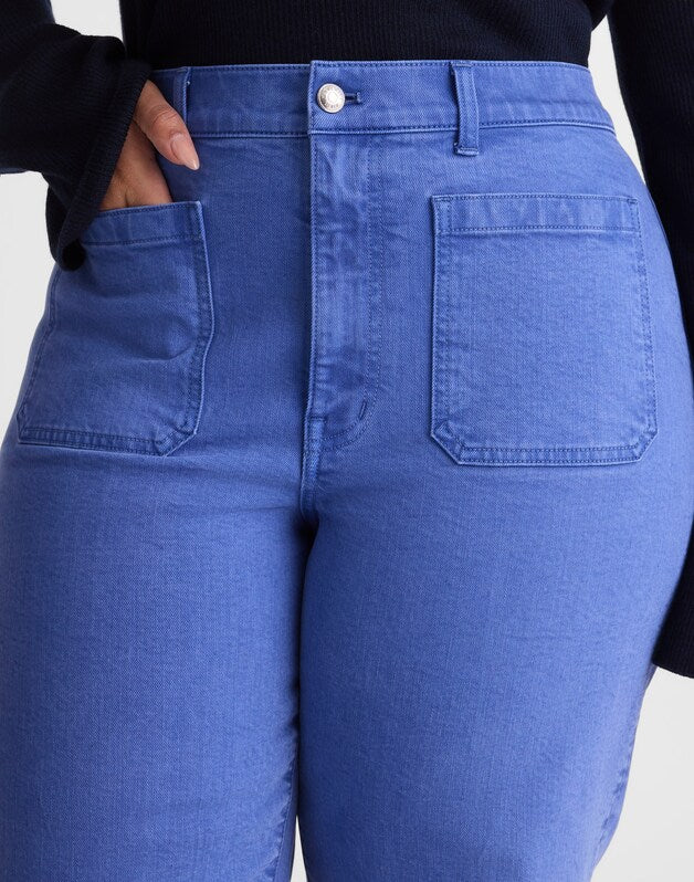 The Plus Emmy Wide-Leg Pant FRENCH BLUE