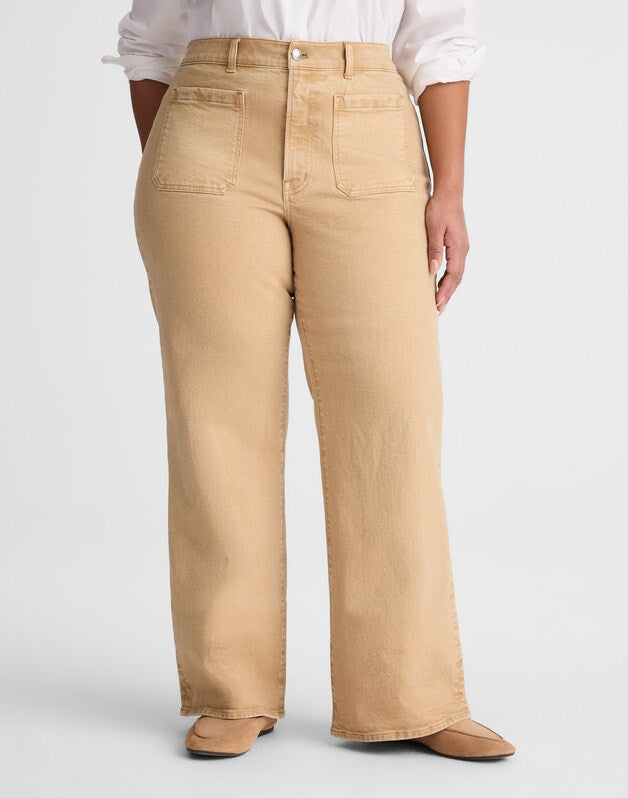 The Plus Emmy Wide-Leg Pant FAWN