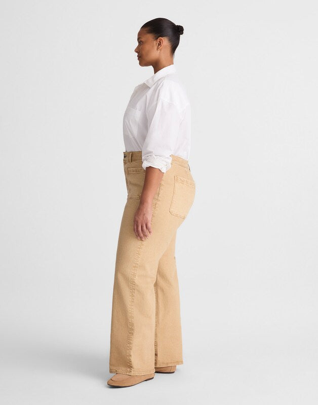 The Plus Emmy Wide-Leg Pant FAWN