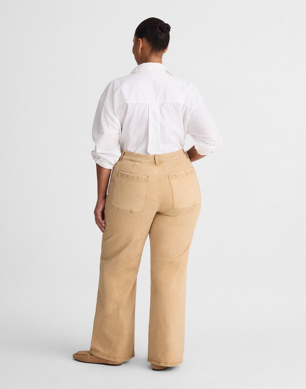 The Plus Emmy Wide-Leg Pant FAWN