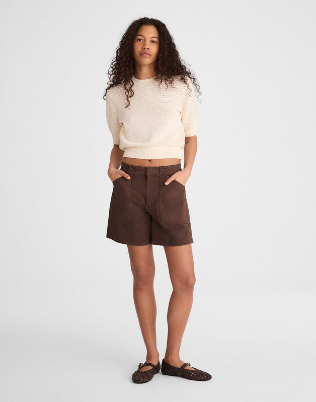 The Essex Utility Short DARK BROWN