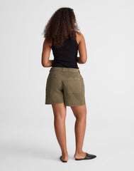 The Curvy Essex Utility Short FADED IVY