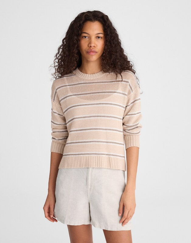 The Zoe Short in 100% Linen OAT
