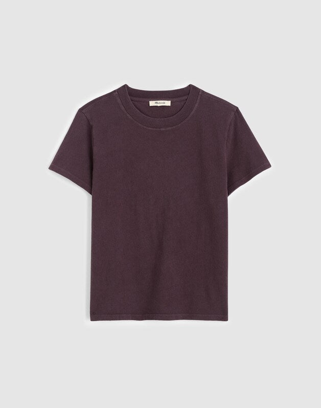 The Relaxed Tee in Vintage Jersey BURNT COCOA