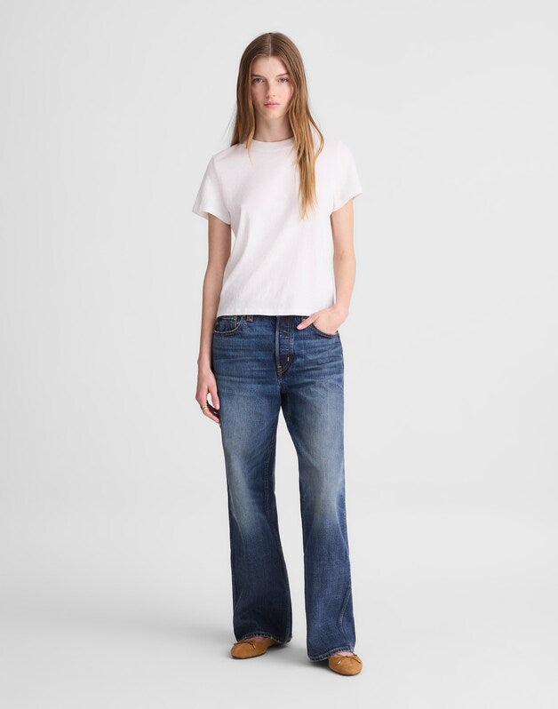 The Relaxed Tee in Vintage Jersey WHITE