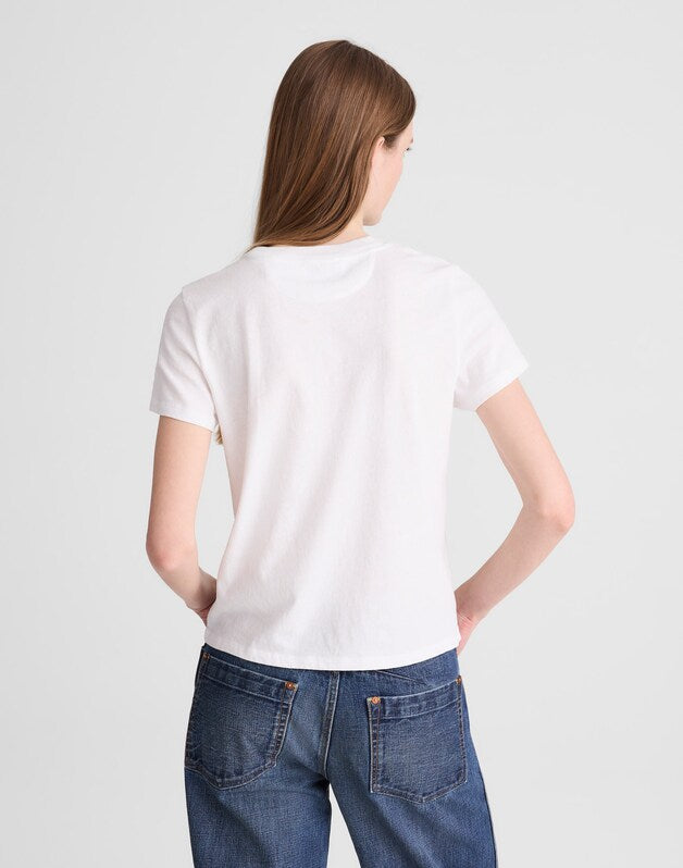 The Relaxed Tee in Vintage Jersey WHITE
