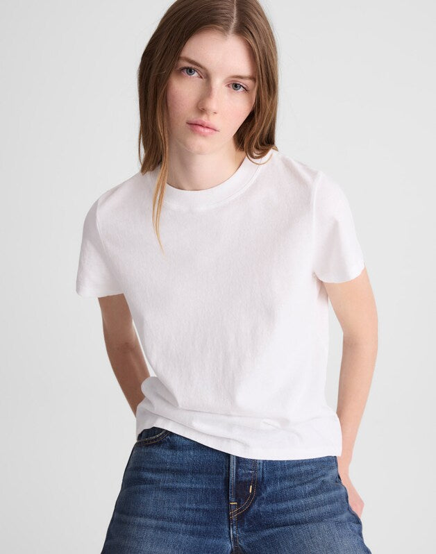 The Relaxed Tee in Vintage Jersey WHITE