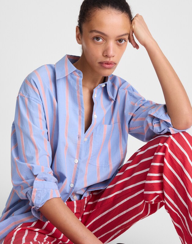 The Easy Shirt in Poplin CALM BLUE