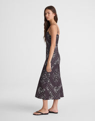 Cami Midi Slip Dress CHOCOLATE PLUM