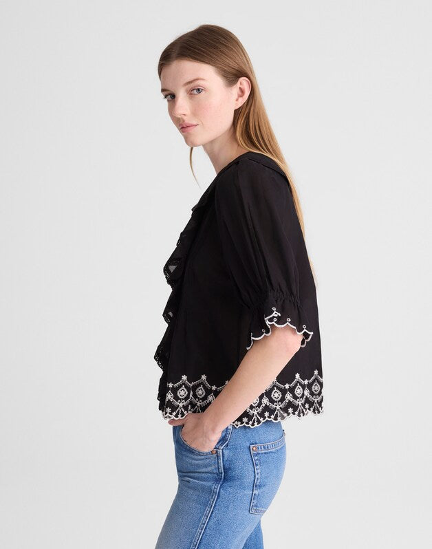 The Blaire Top JET BLACK