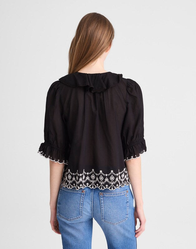 The Blaire Top JET BLACK