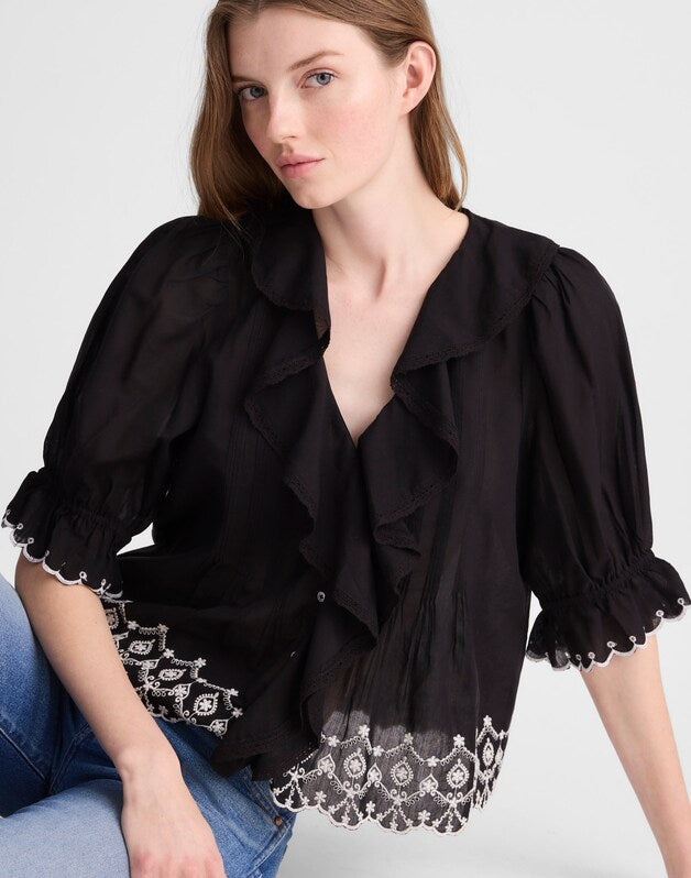 The Blaire Top JET BLACK