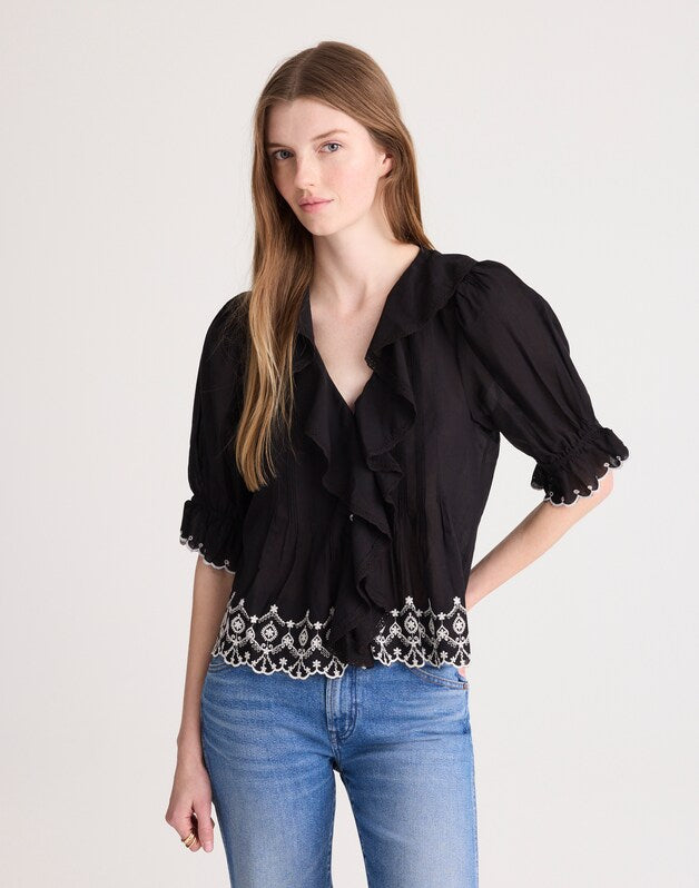 The Blaire Top JET BLACK