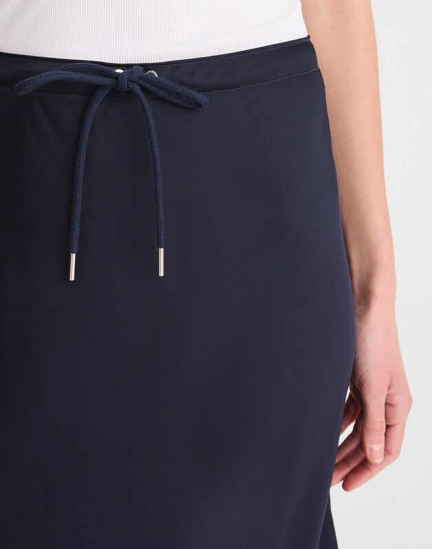 Drawstring Midi Skirt CLASSIC NAVY