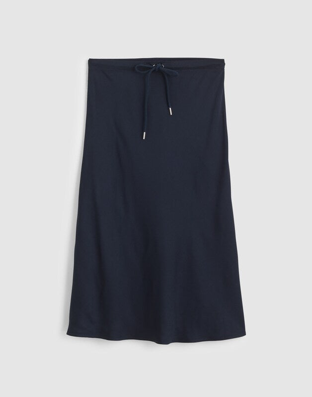 Drawstring Midi Skirt CLASSIC NAVY